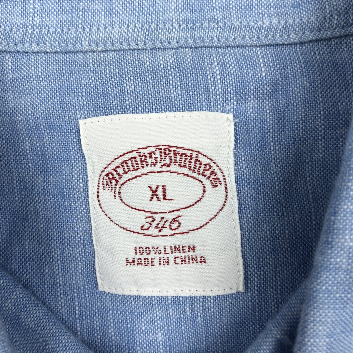 古着 ブルックスブラザーズ Brooks Brothers 346 半袖 リネンシャツ メンズXL相当 /eaa668150 【中古】 【260808】