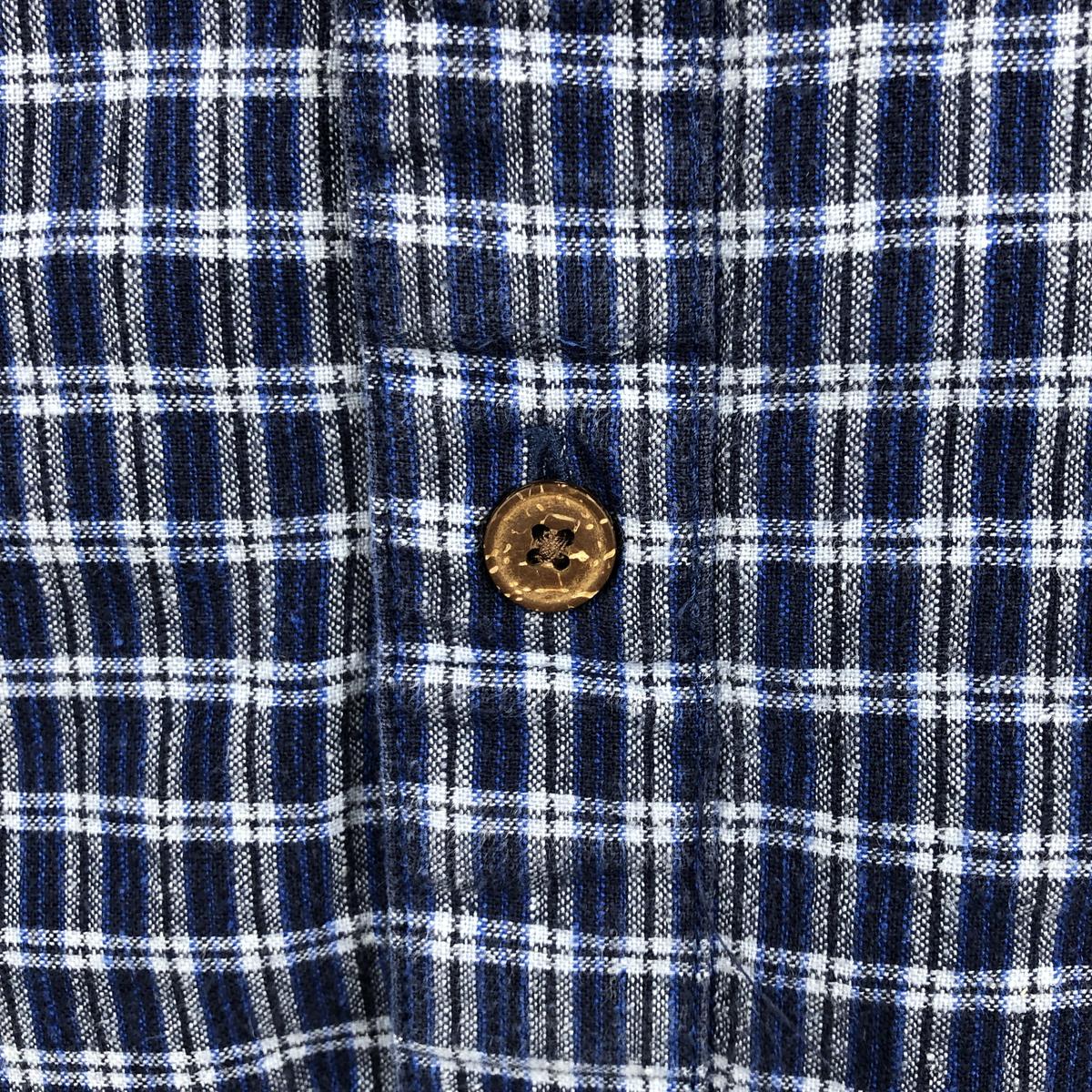 古着 パタゴニア patagonia 53138SP14 チェック柄 半袖 オーガニックコットン×リネンシャツ ボックスシャツ メンズM相当 /eaa668174 【中古】 【260808】