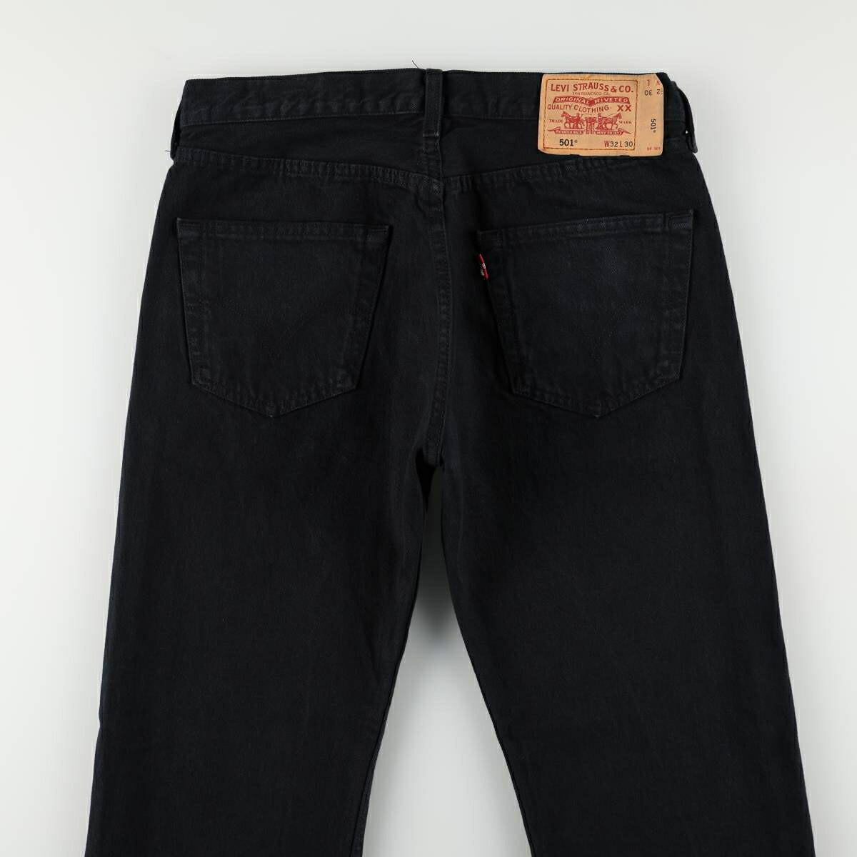 古着 00年代 リーバイス Levis 501-0165 ユーロモデル ブラックデニム ストレートデニムパンツ メンズw33相当 /eaa668269 【中古】 【260823】