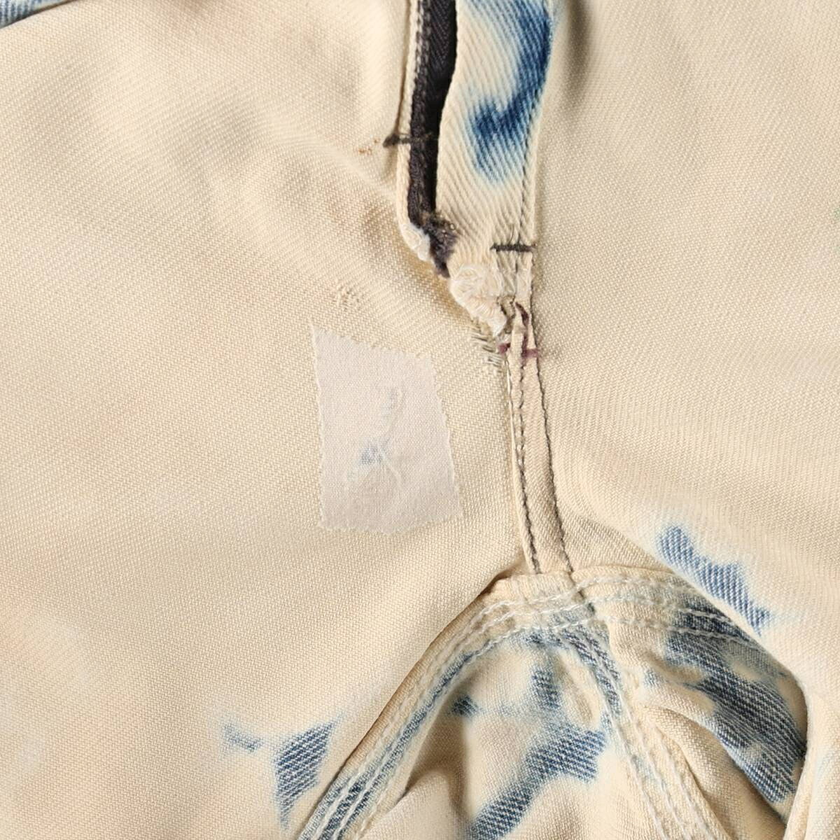 古着 ディッキーズ Dickies カットオフ デニムオーバーオール レディースL(w30)相当 /eaa668451 【中古】 【260812】
