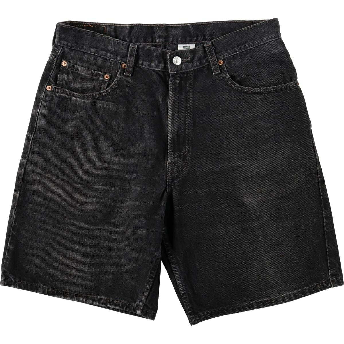 Levi's/リーバイス 550 RELAXED FIT ブラックデニムショーツ ショートパンツ