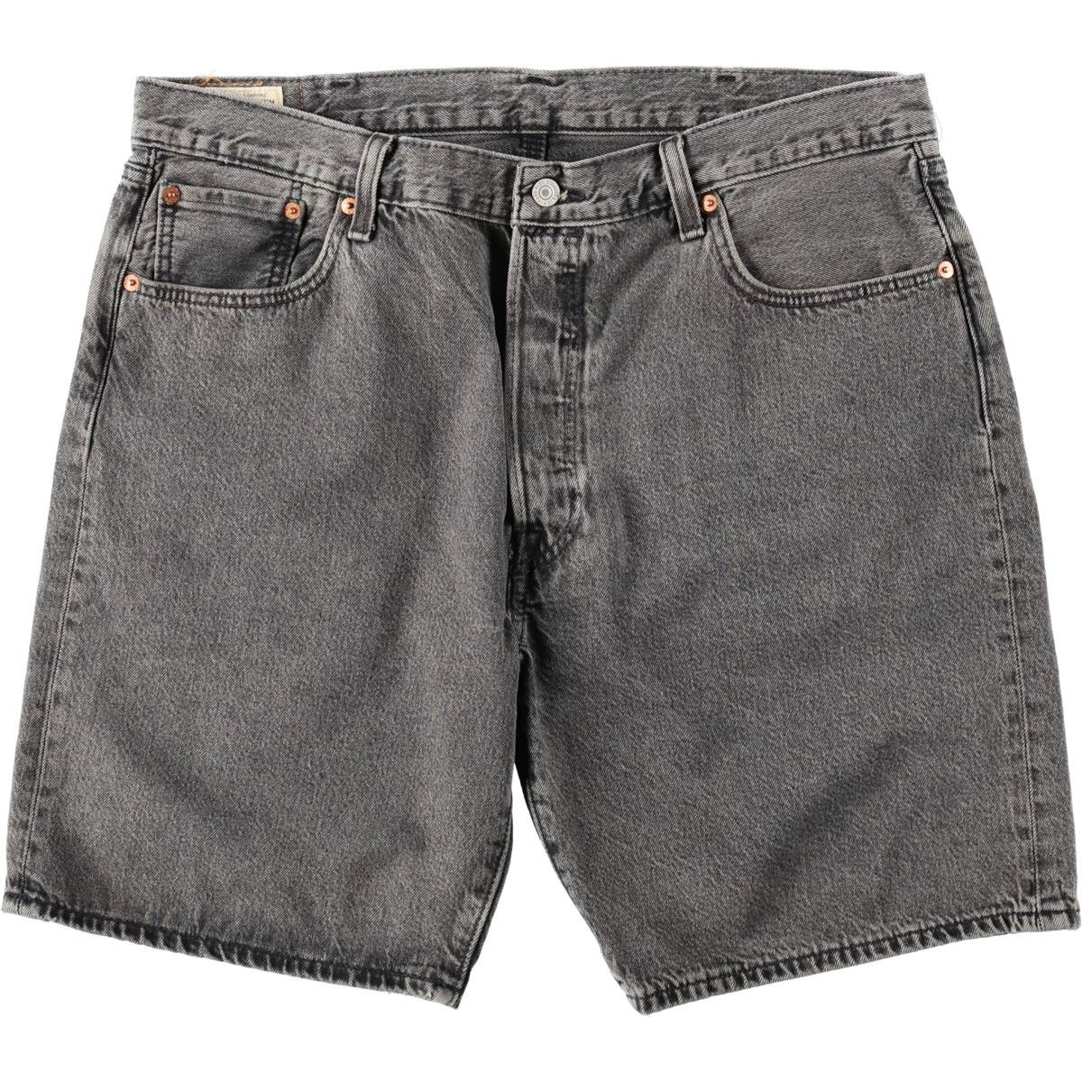 Levi's/リーバイス 501 LEVIS PREMIUM ビッグE BIG E ブラックデニムショーツ ショートパンツ