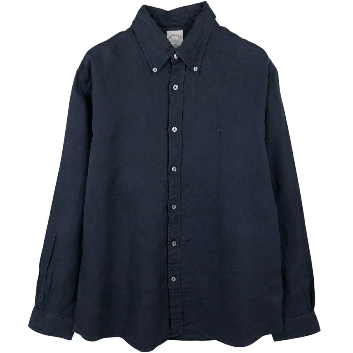 Brooks Brothers/ブルックスブラザーズ Est.1818 REGENT FIT 長袖 リネン ボタンダウンシャツ