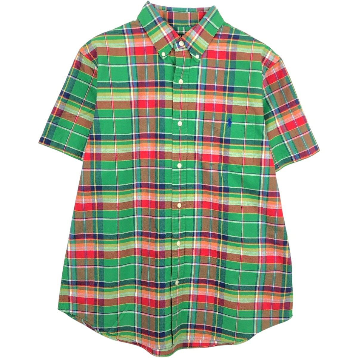 Ralph Lauren/ラルフローレン POLO RALPH LAUREN CLASSIC FIT 半袖 ボタンダウン チェックシャツ