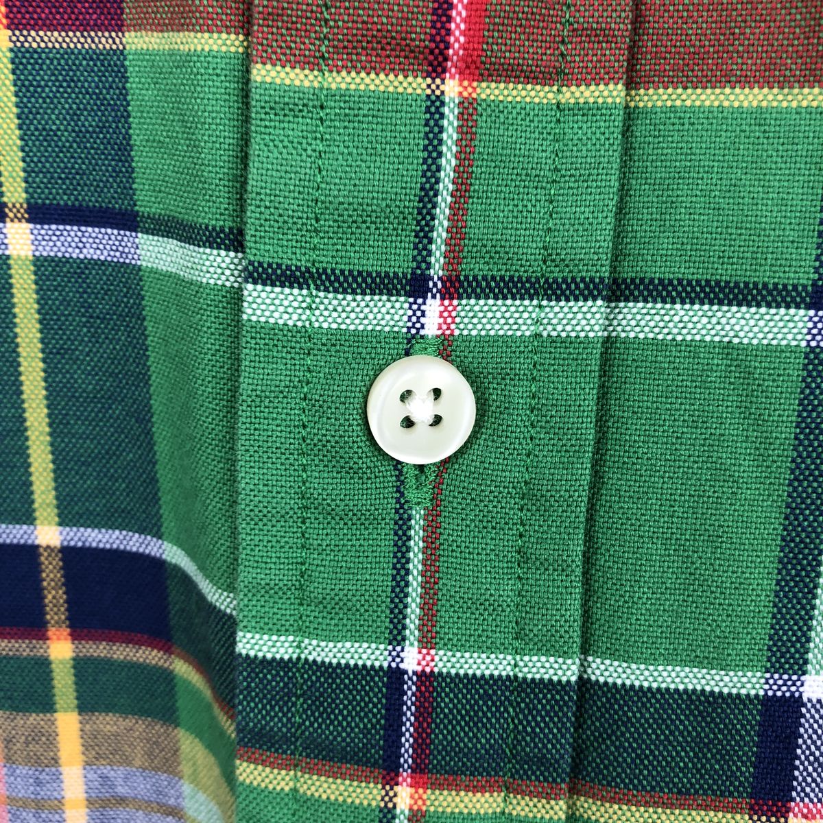 古着 ラルフローレン Ralph Lauren POLO RALPH LAUREN CLASSIC FIT マドラスチェック 半袖 ボタンダウン チェックシャツ メンズL相当 /eaa668577 【中古】 【260824】
