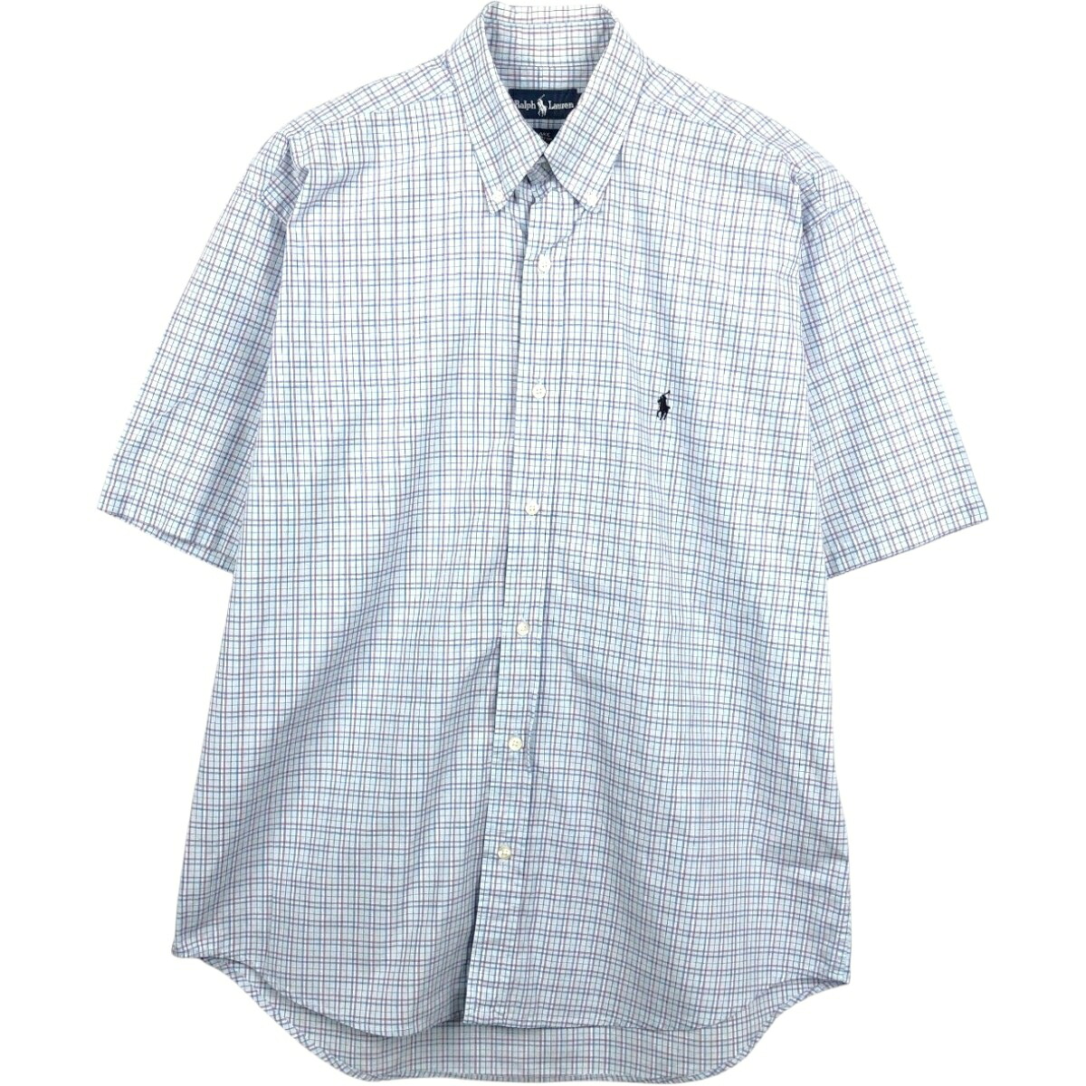 Ralph Lauren/ラルフローレン BLAKE 半袖 ボタンダウン チェックシャツ