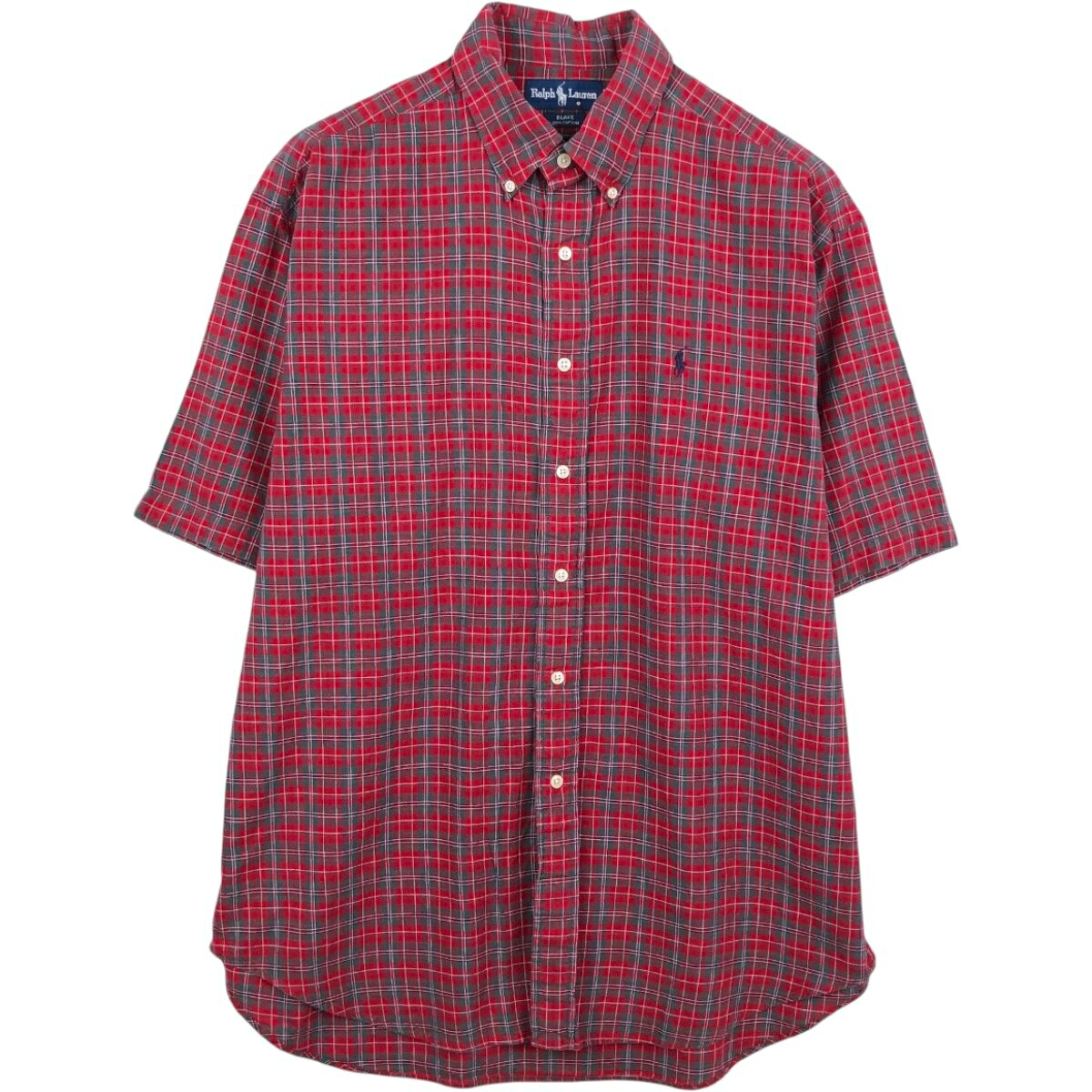 Ralph Lauren/ラルフローレン BLAKE 半袖 ボタンダウン チェックシャツ