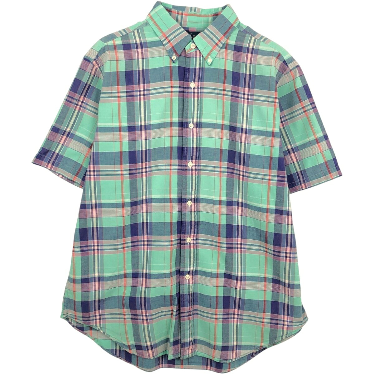 Ralph Lauren/ラルフローレン CLASSIC FIT クラシックフィット 半袖 ボタンダウン チェックシャツ