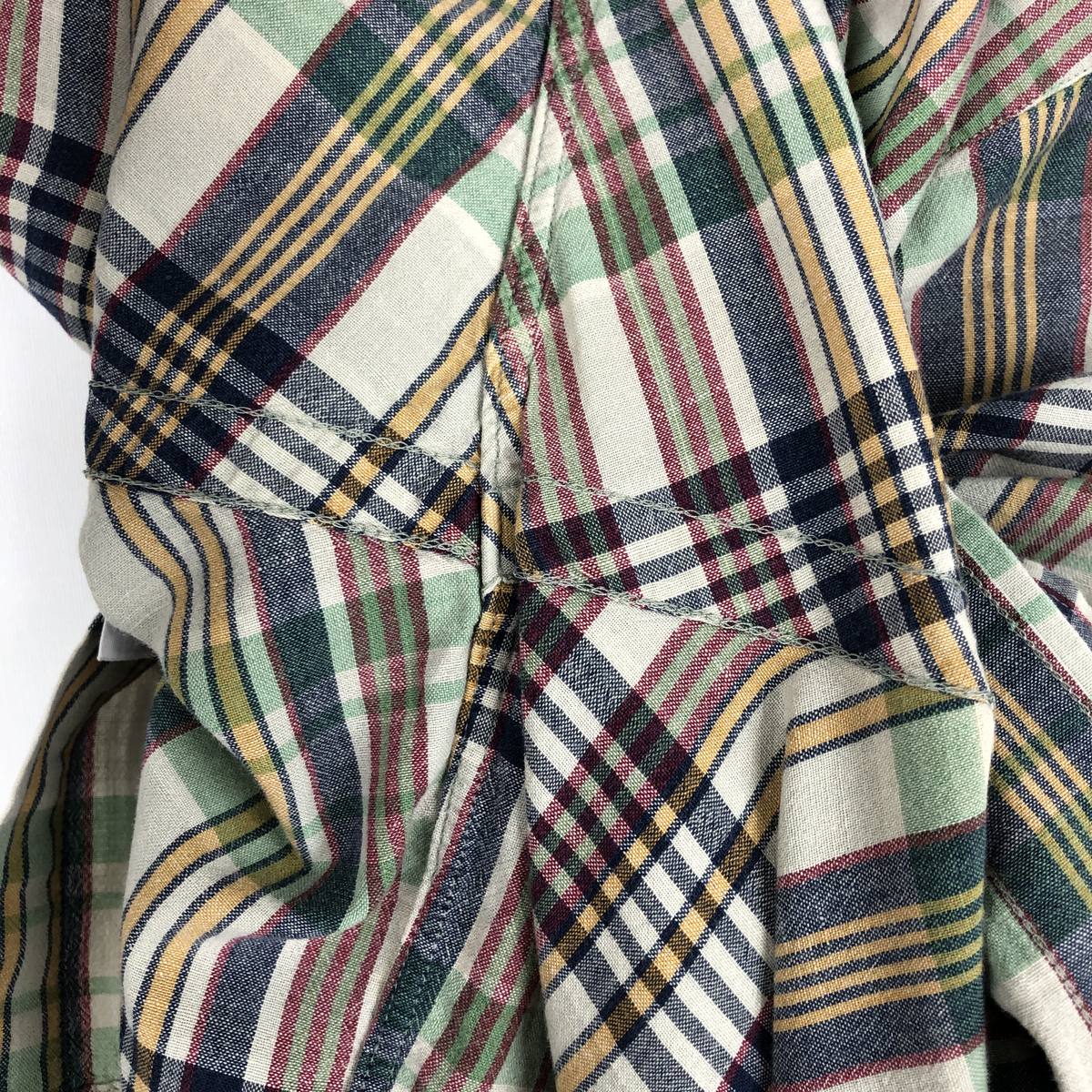 古着 ラルフローレン Ralph Lauren BLAKE 半袖 ボタンダウン チェックシャツ メンズL相当 /eaa668590 【中古】 【260823】