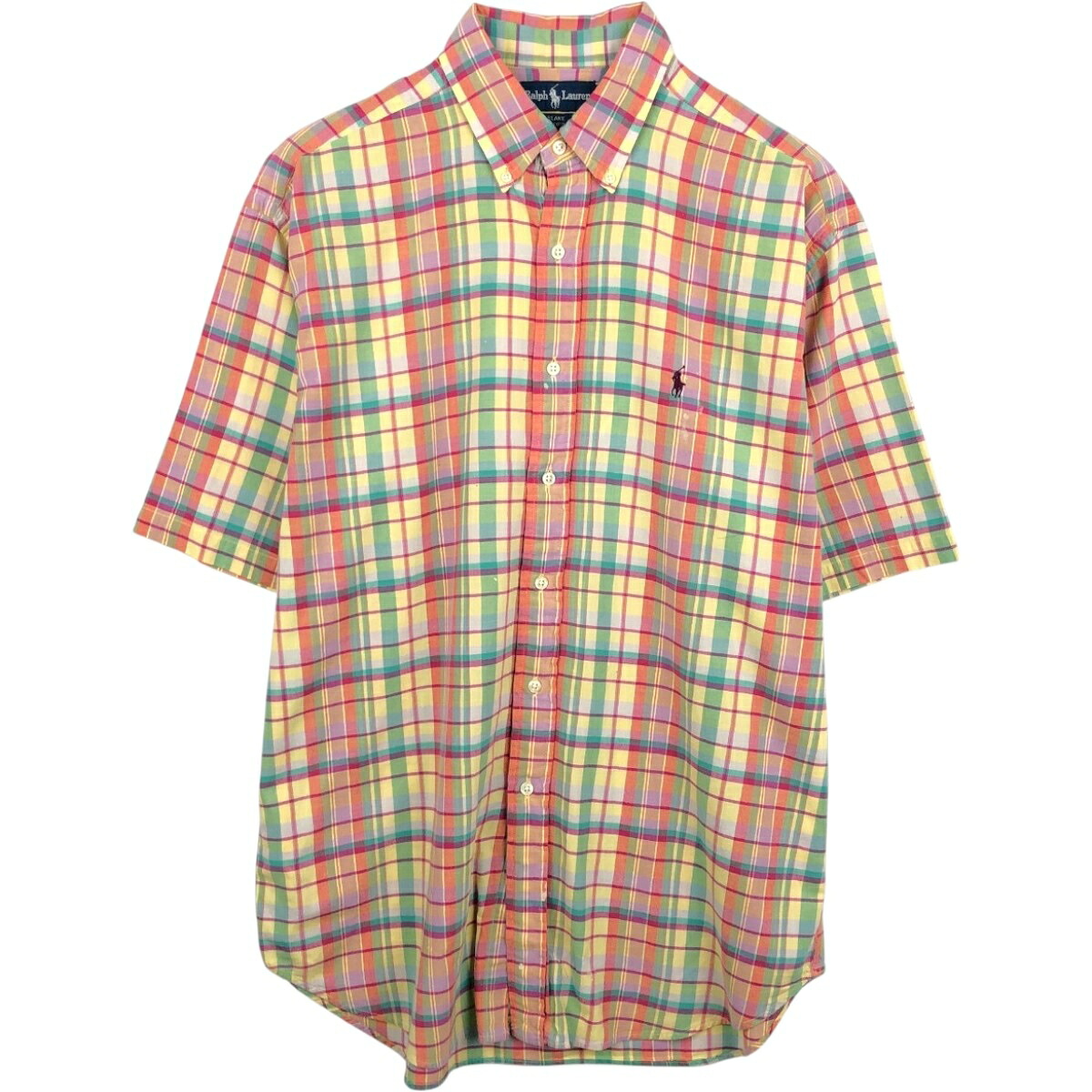 Ralph Lauren/ラルフローレン BLAKE 半袖 ボタンダウン チェックシャツ
