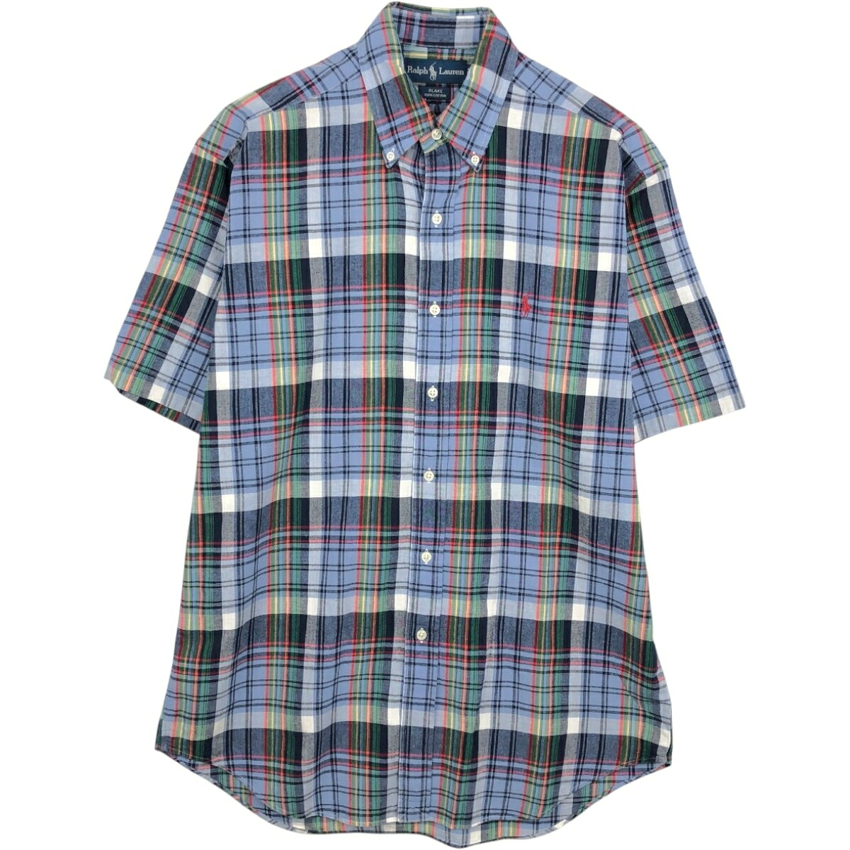 Ralph Lauren/ラルフローレン BLAKE 半袖 ボタンダウン チェックシャツ