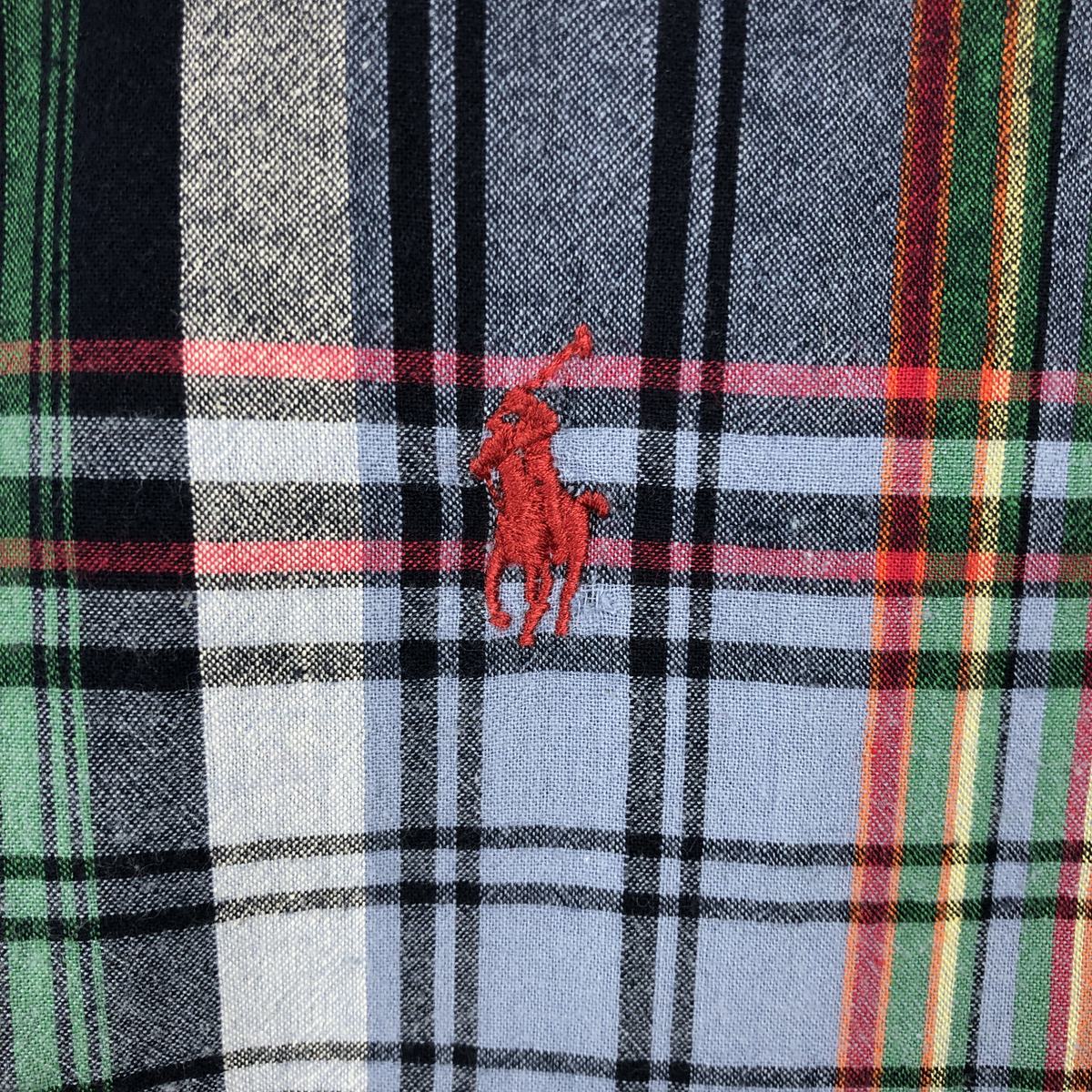 古着 ラルフローレン Ralph Lauren BLAKE 半袖 ボタンダウン チェックシャツ メンズM相当 /eaa668608 【中古】 【260823】