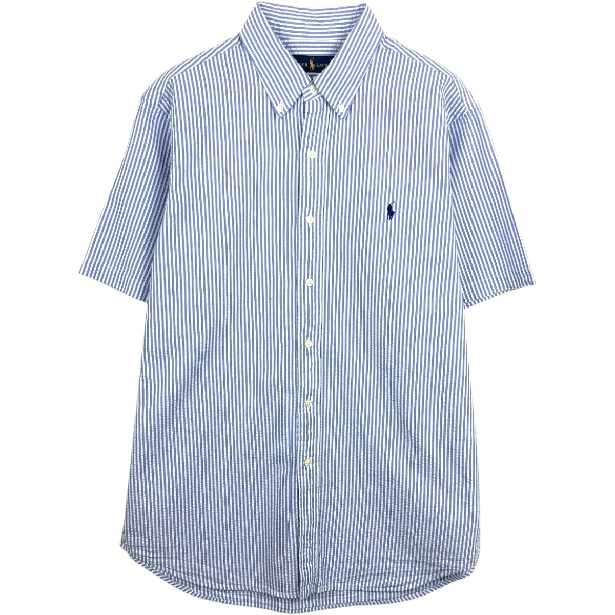 Ralph Lauren/ラルフローレン 半袖 ボタンダウン ストライプシャツ