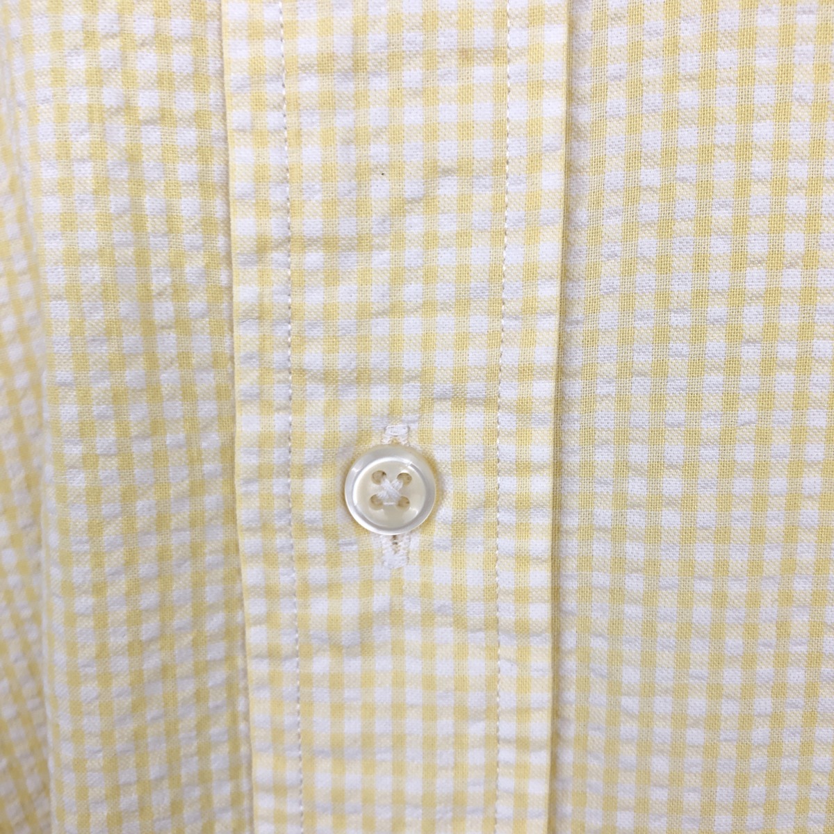 古着 ラルフローレン Ralph Lauren BLAKE ギンガムチェック シアサッカー 半袖 ボタンダウン チェックシャツ メンズL相当 /eaa668616 【中古】 【260824】