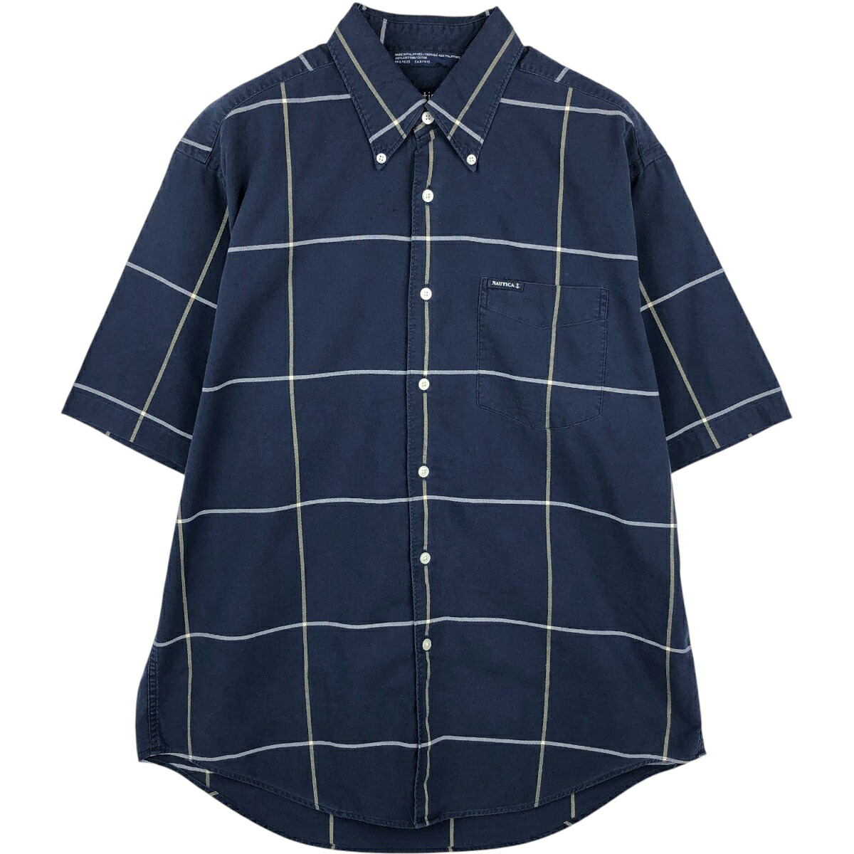 NAUTICA/ノーティカ 半袖 ボタンダウン チェックシャツ