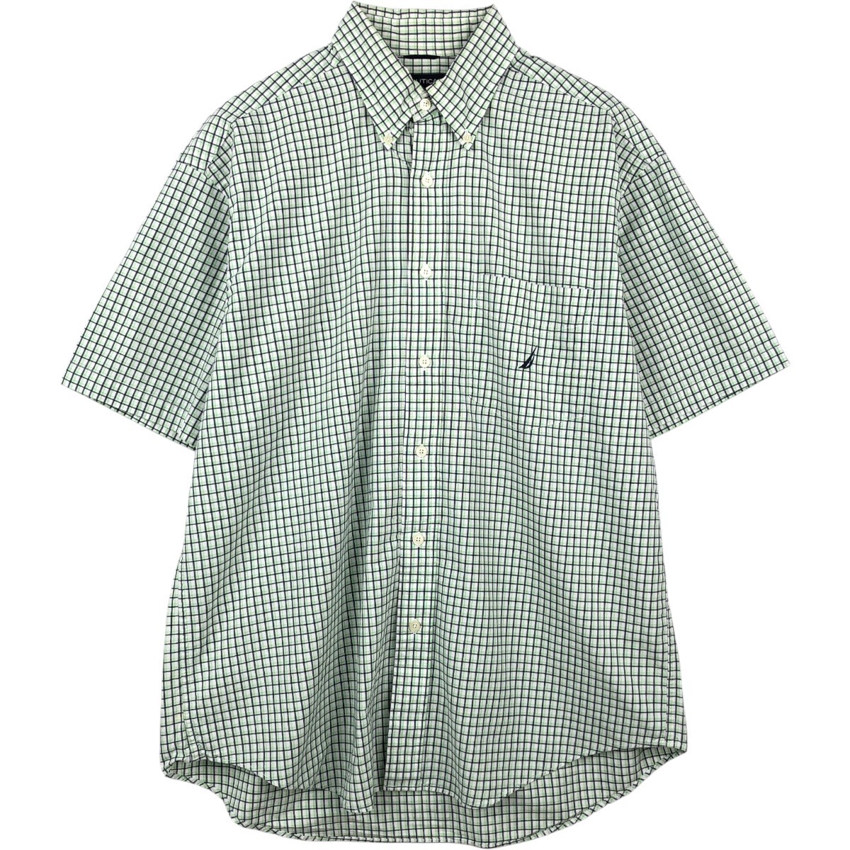 NAUTICA/ノーティカ 長袖 ボタンダウンチェックシャツ