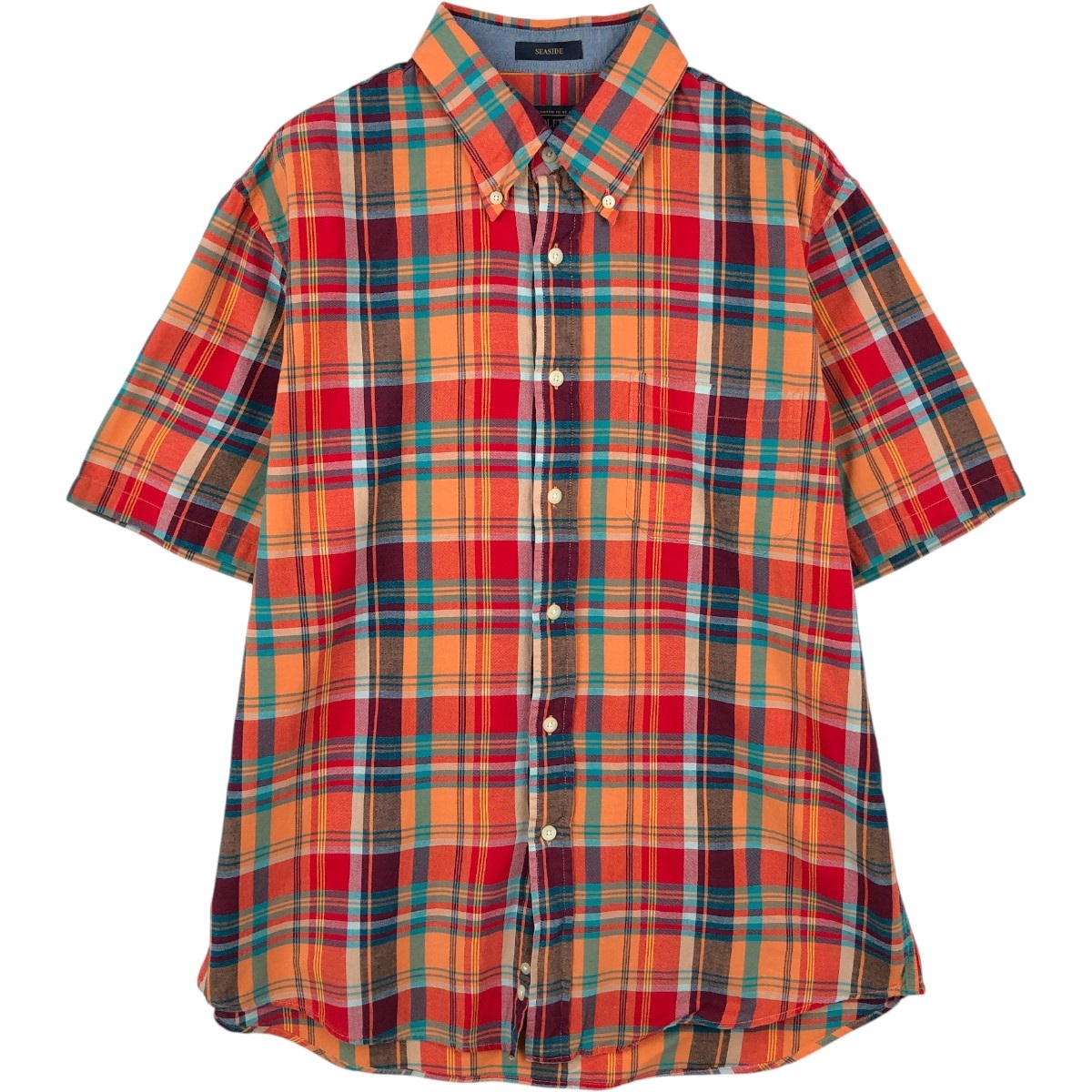 PENDLETON/ペンドルトン SEASIDE 半袖 ボタンダウン チェックシャツ