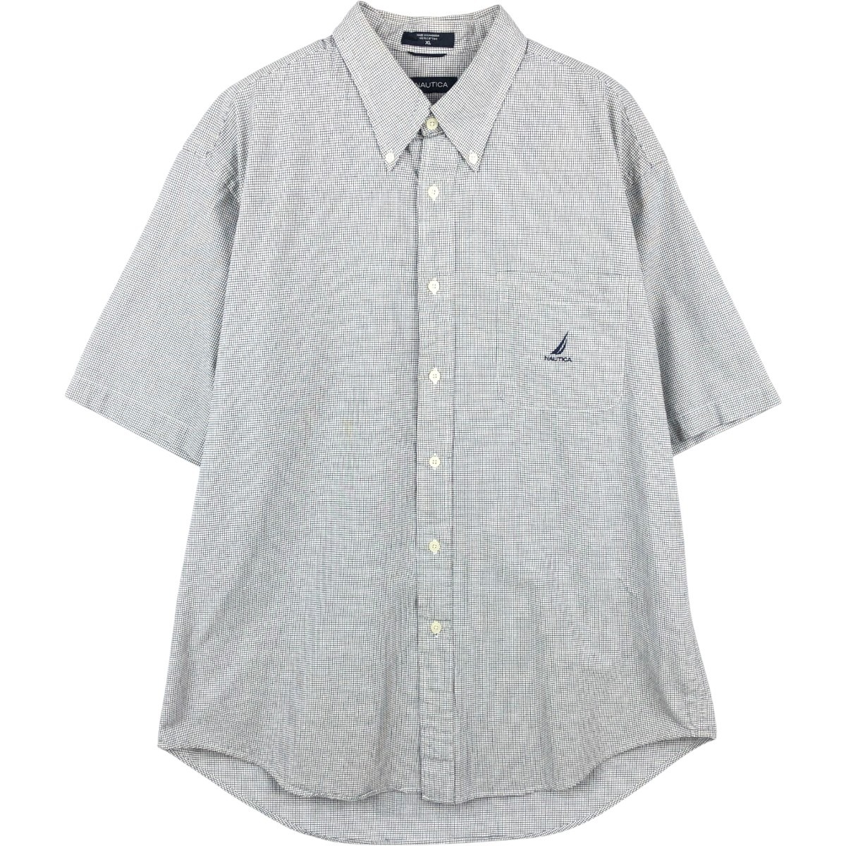 NAUTICA/ノーティカ 半袖 ボタンダウン チェックシャツ