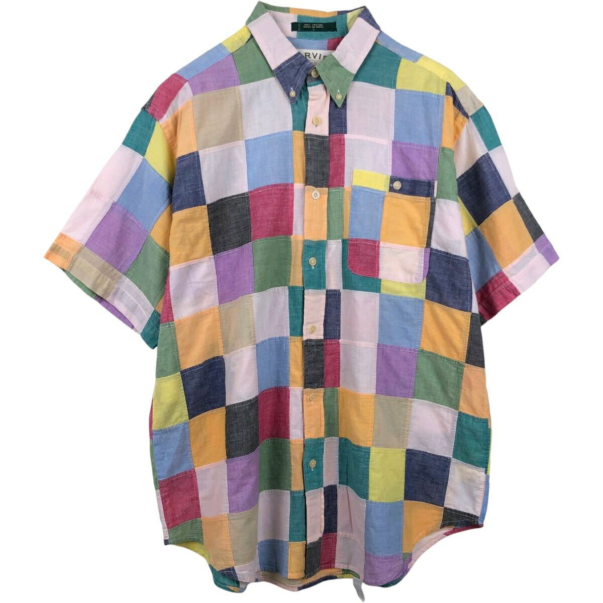 ORVIS/オービス 半袖 ボタンダウン チェックシャツ