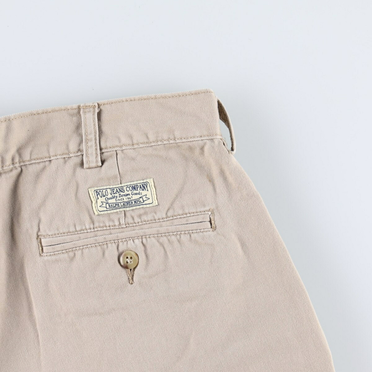 古着 ラルフローレン Ralph Lauren POLO JEANS COMPANY ツータック チノショーツ ショートパンツ メンズw34相当 /eaa669452 【中古】 【260808】