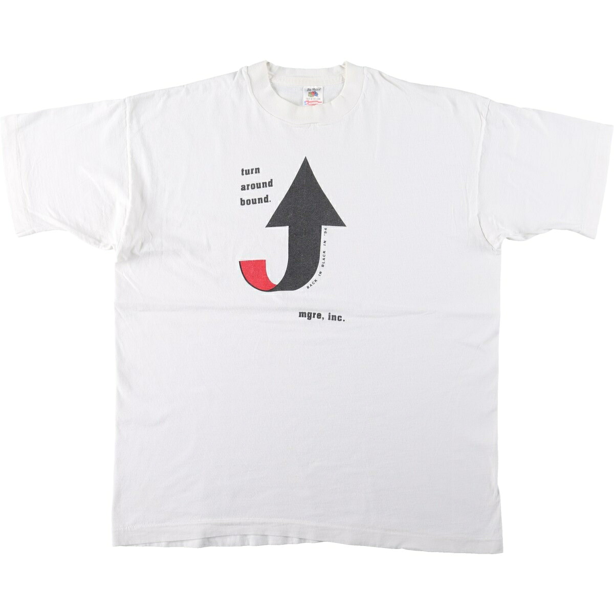 FRUIT OF THE LOOM/フルーツオブザルーム メッセージプリントTシャツ