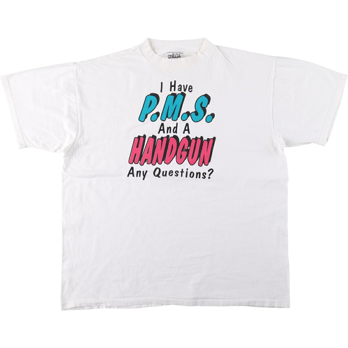 ONEITA/オニータ メッセージプリントTシャツ