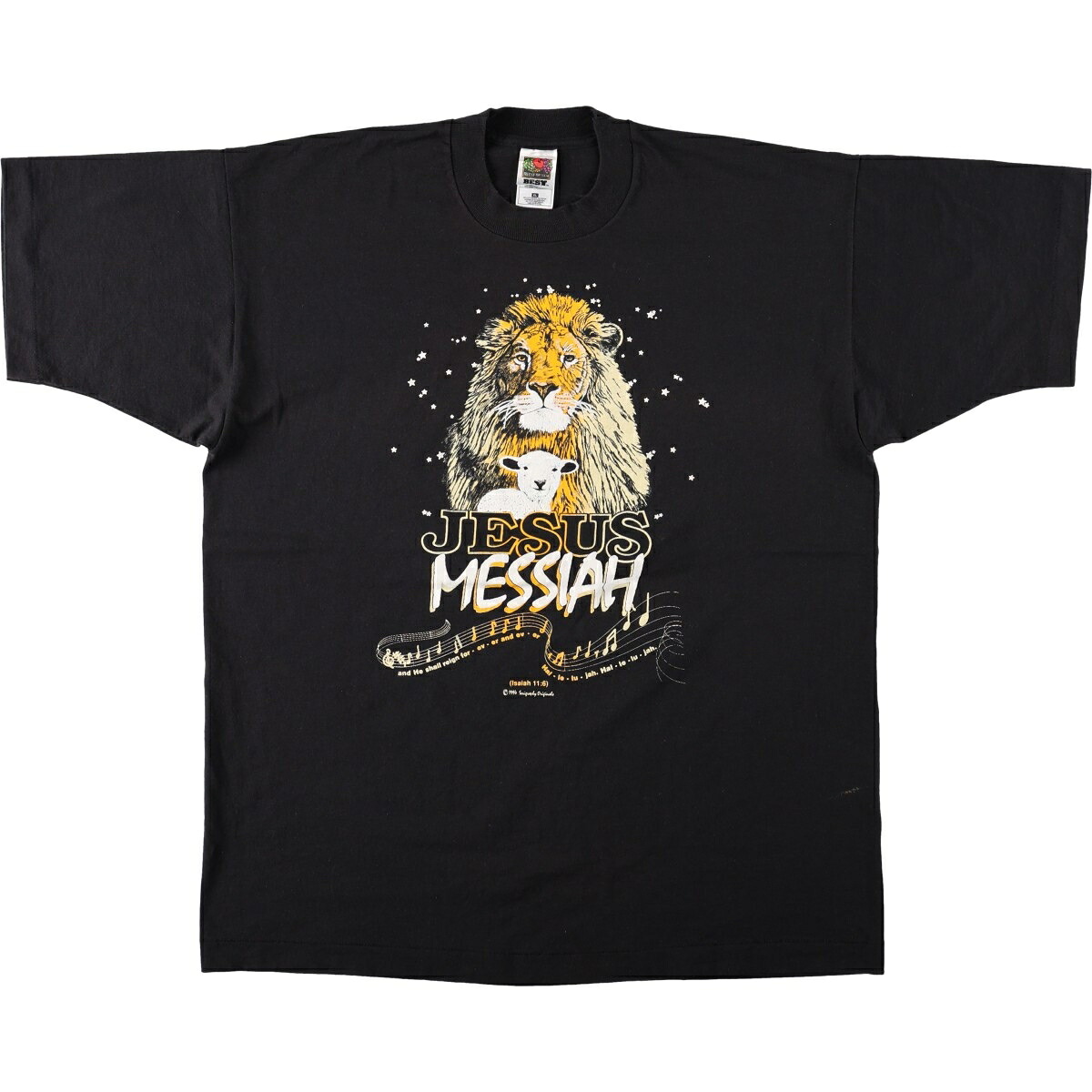 イエス キリスト メッセージプリントTシャツ