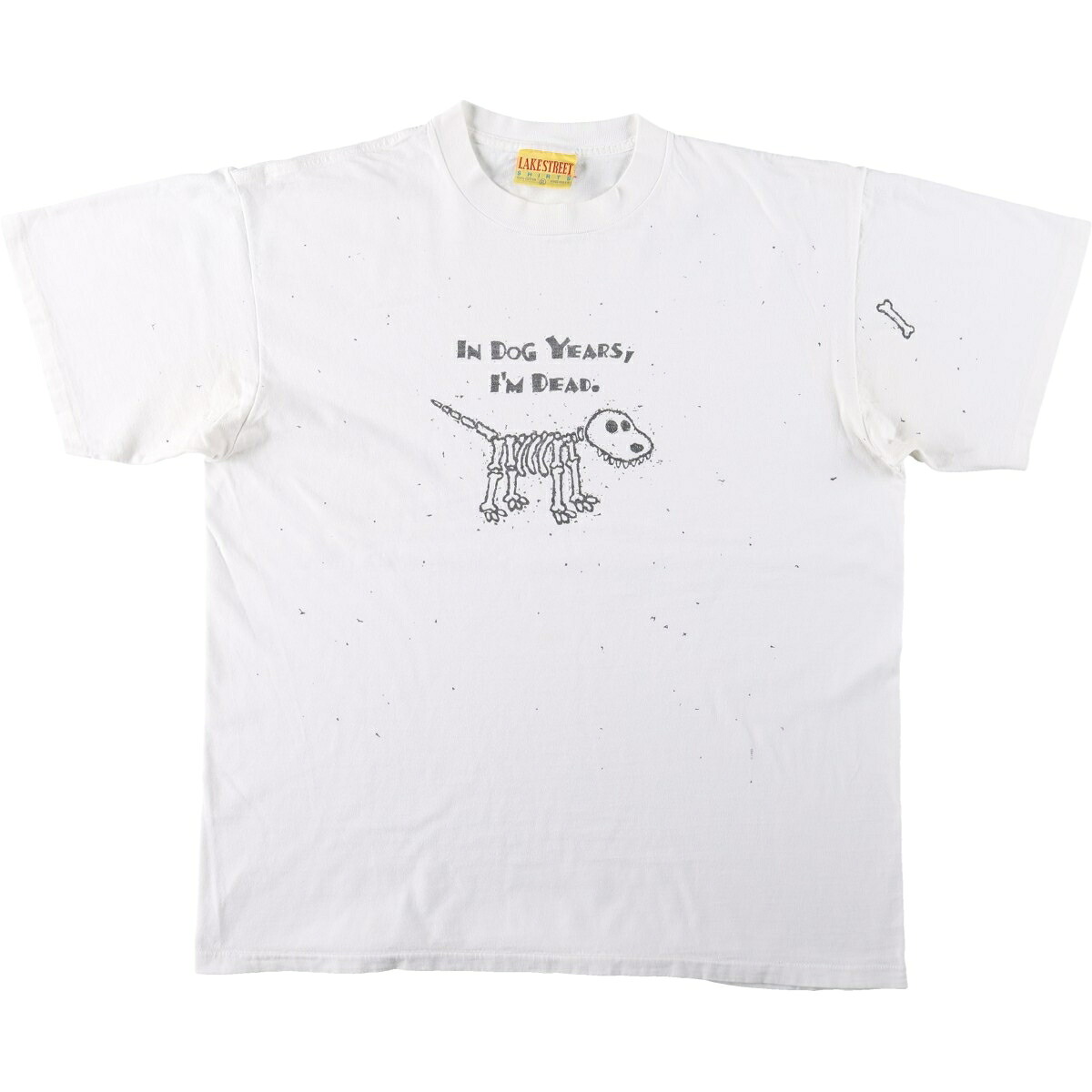 LAKE STREET SHIRTS メッセージプリントTシャツ