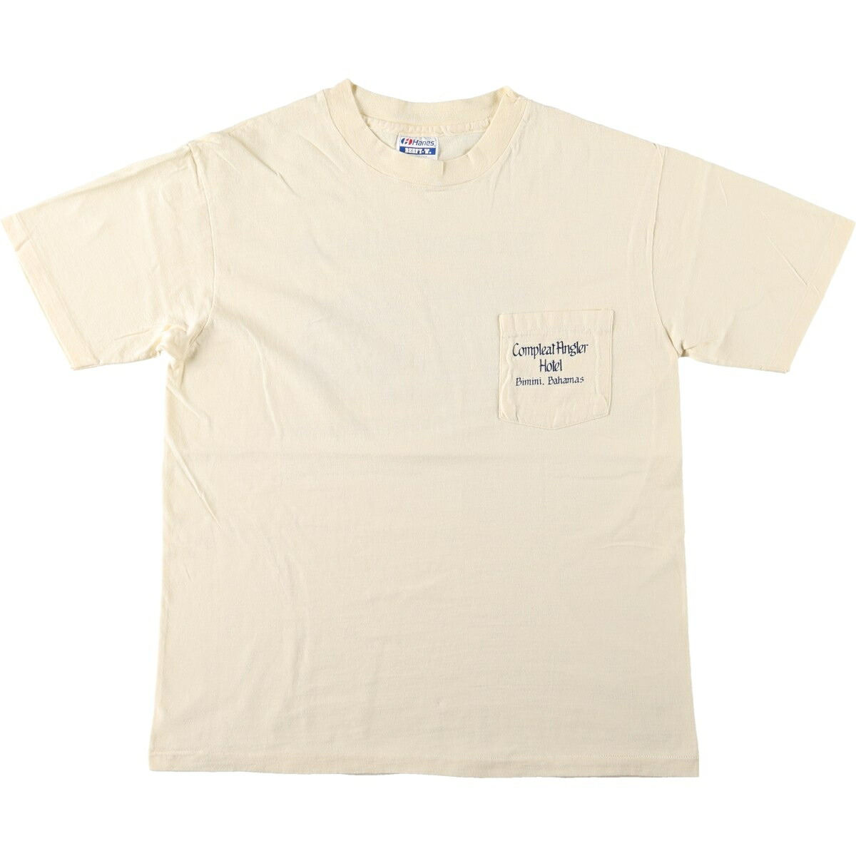 Hanes/ヘインズ BEEFY-T Compleat Angler Hotel アドバタイジングTシャツ