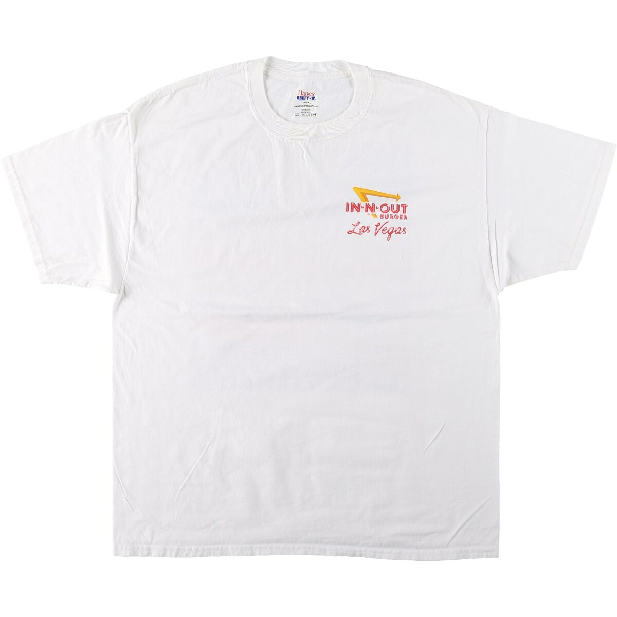 Hanes/ヘインズ BEEFY-T IN-N-OUT BURGER インアンドアウトバーガー アドバタイジングTシャツ