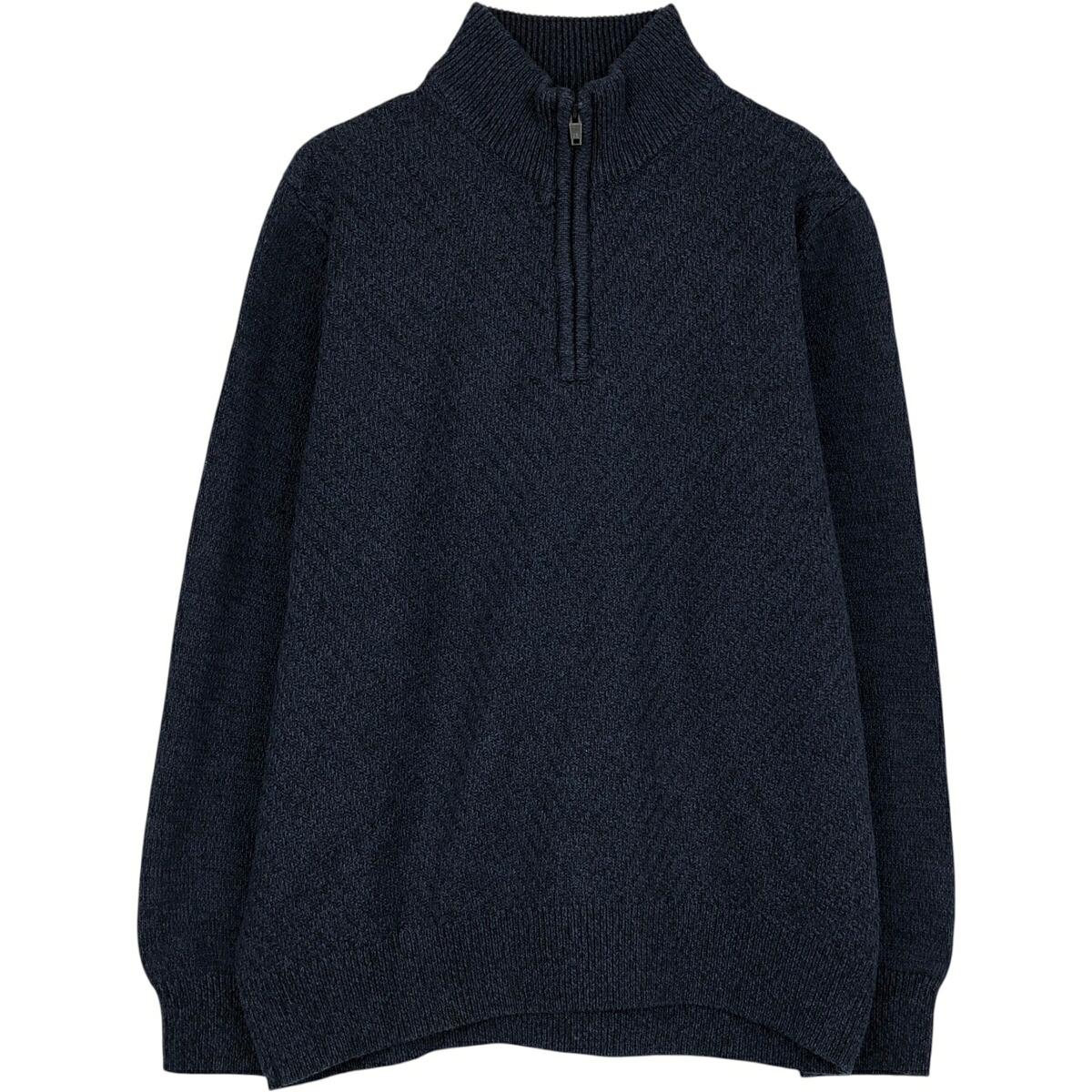 Calvin klein/カルバンクライン JEANS コットンニットハーフジップセーター