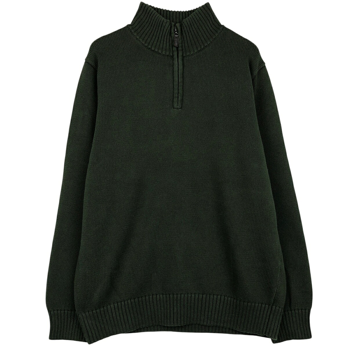 L.L.Bean/エルエルビーン コットンニットハーフジップセーター