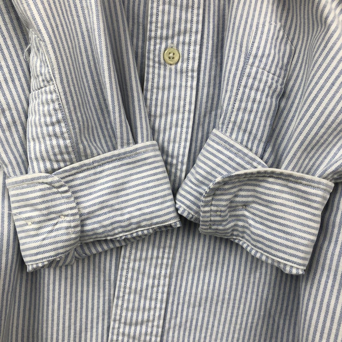 古着 ラルフローレン Ralph Lauren YARMOUTH 長袖 ボタンダウンストライプシャツ メンズL相当 /eaa662029 【中古】 【260823】