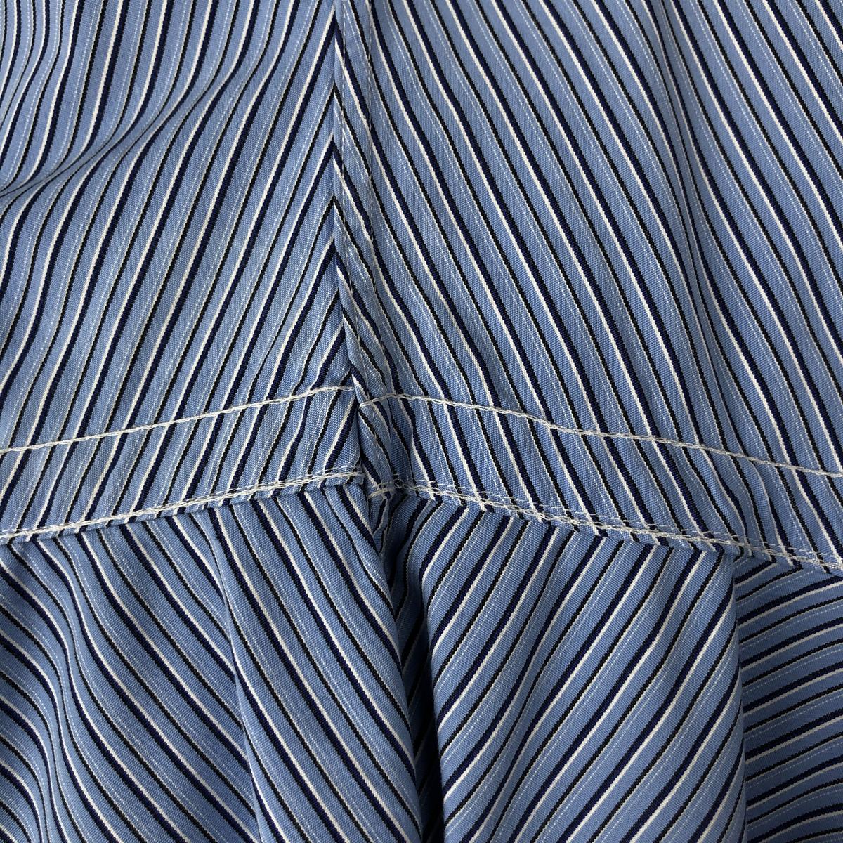 古着 ラルフローレン Ralph Lauren CUSTOM FIT 長袖 ボタンダウンストライプシャツ メンズL相当 /eaa662045 【中古】 【260816】