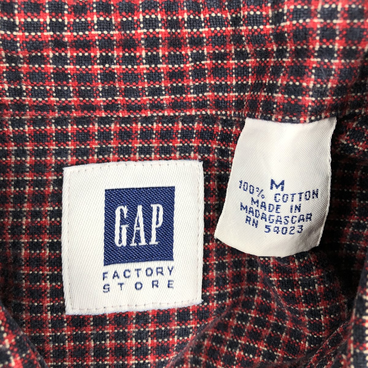 古着 ギャップ GAP 長袖 フランネルチェックシャツ メンズM相当 ヴィンテージ /eaa662105 【中古】 【260807】
