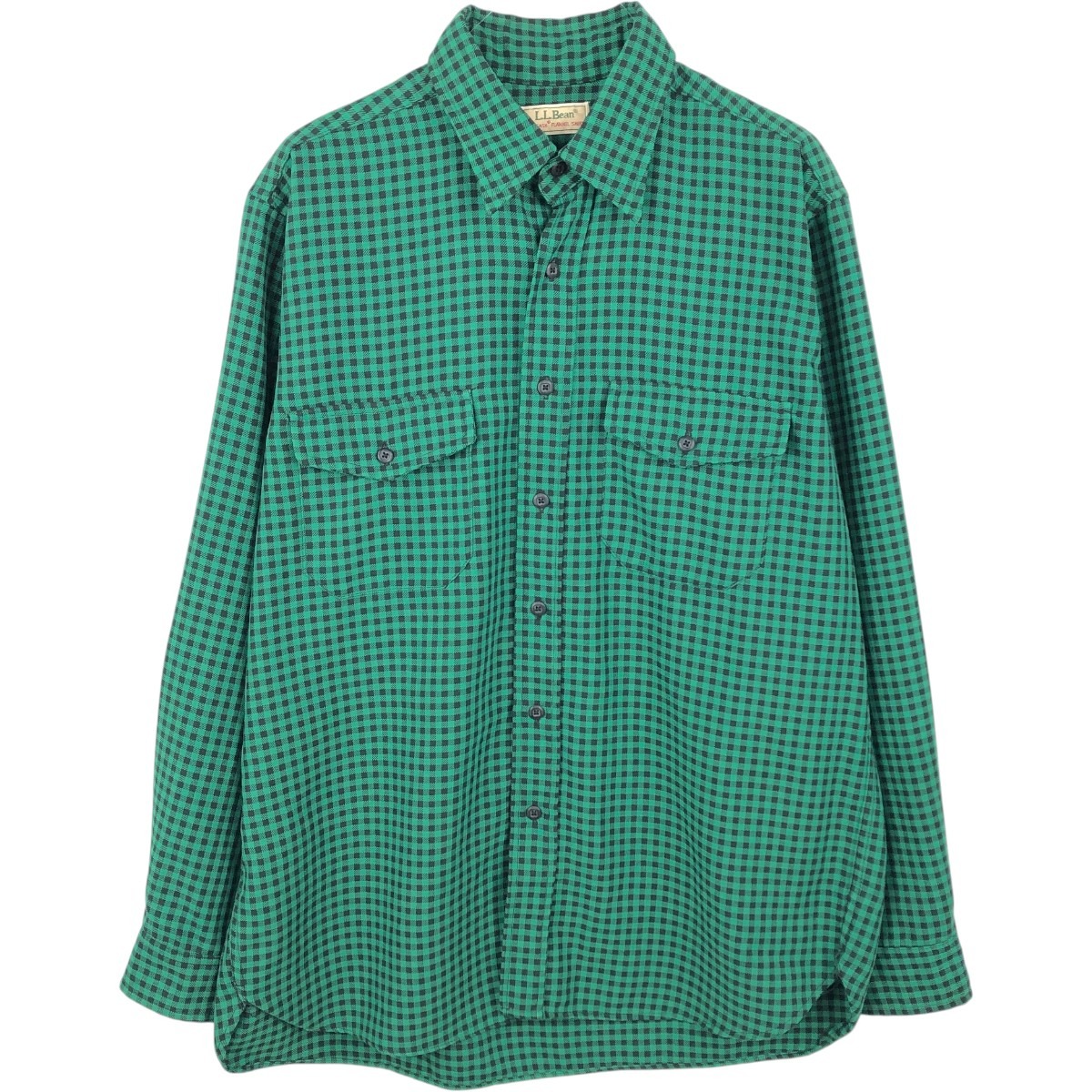 L.L.Bean/エルエルビーン 長袖 フランネルチェックシャツ