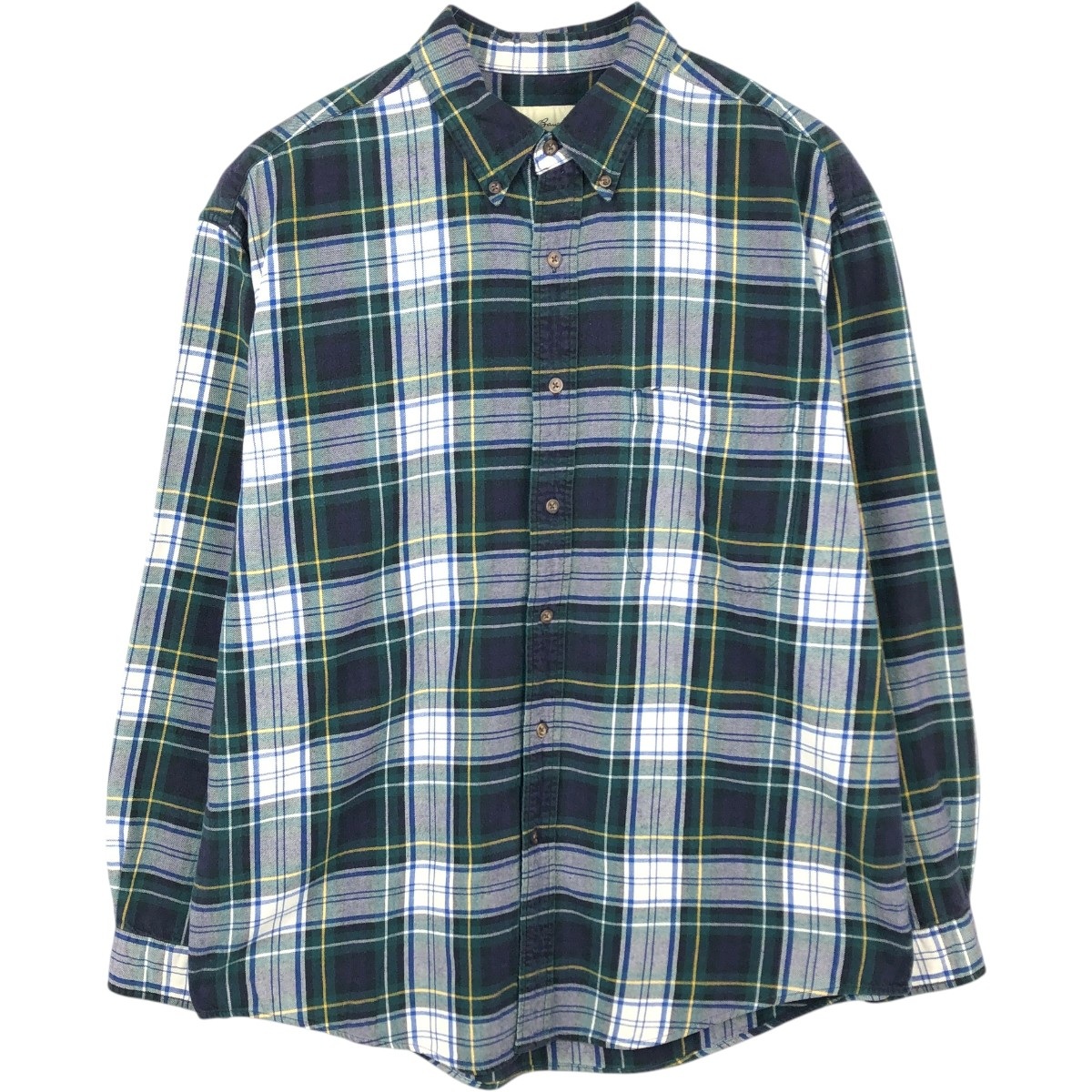 Eddie Bauer/エディーバウアー 長袖 ボタンダウン フランネルチェックシャツ
