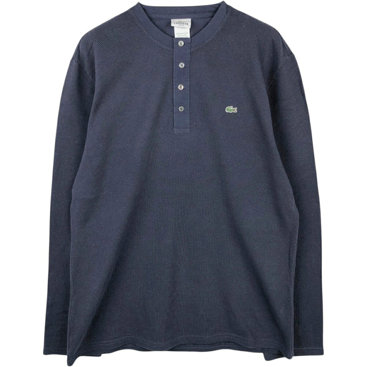 LACOSTE/ラコステ SLIM FIT フランス企画 サーマルロングTシャツ