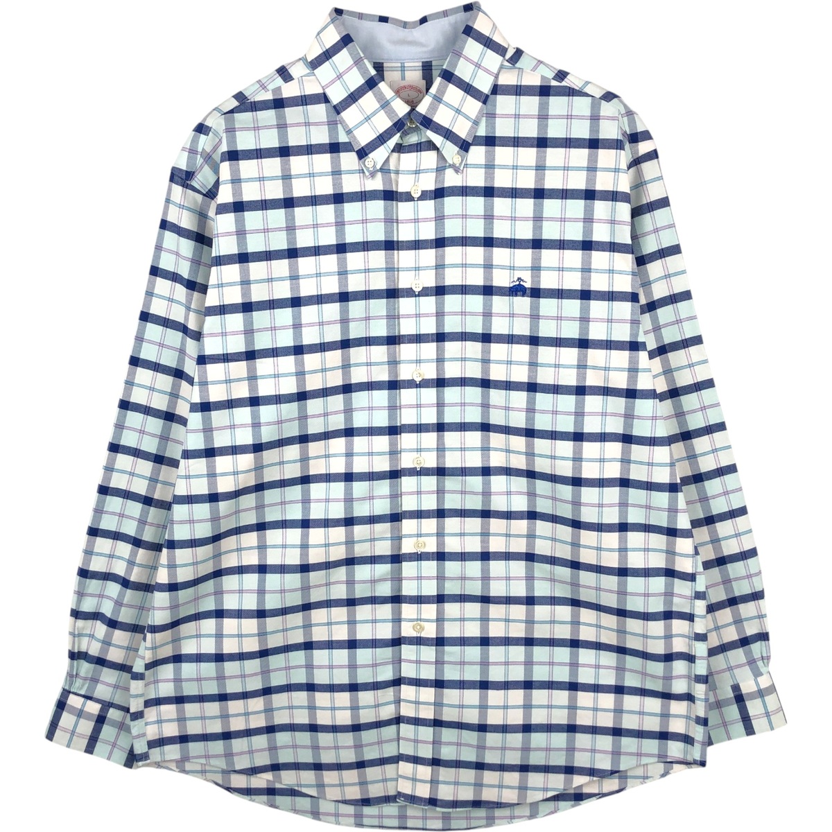 Brooks Brothers/ブルックスブラザーズ 1818 MEDISON FIT 長袖 ボタンダウンチェックシャツ