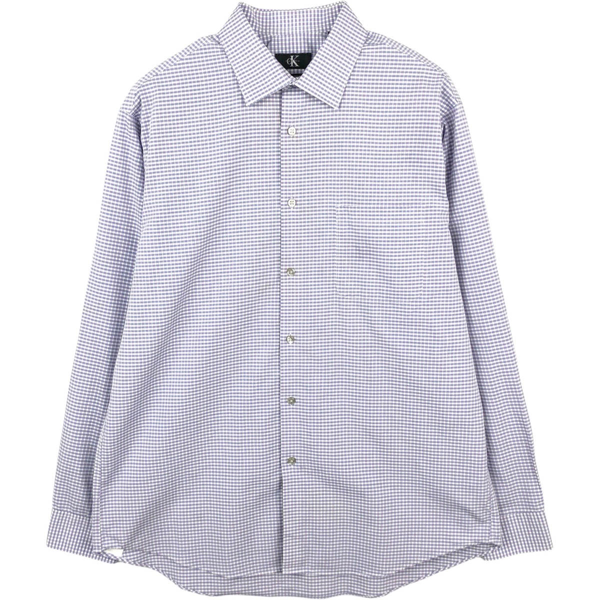 Calvin klein/カルバンクライン Regular Fit 長袖 コットンチェックシャツ