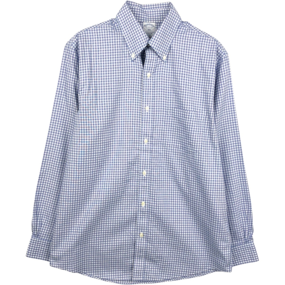 Brooks Brothers/ブルックスブラザーズ Est.1818 REGULAR 長袖 ボタンダウンチェックシャツ
