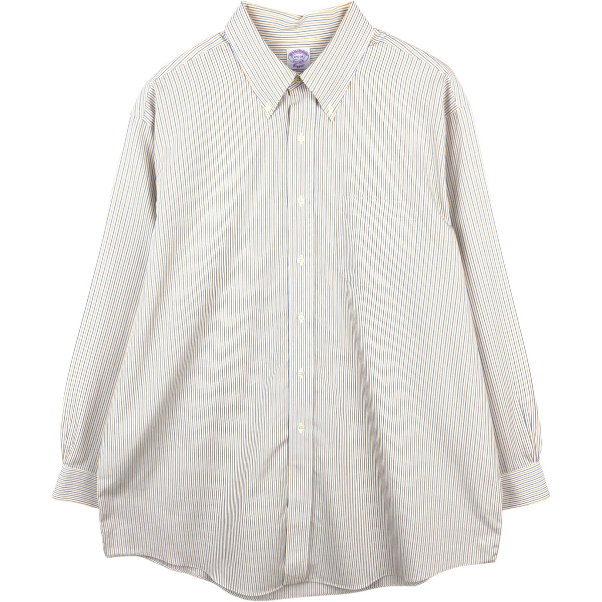 Brooks Brothers/ブルックスブラザーズ Est.1818 CLASSIC 長袖 ボタンダウンストライプシャツ