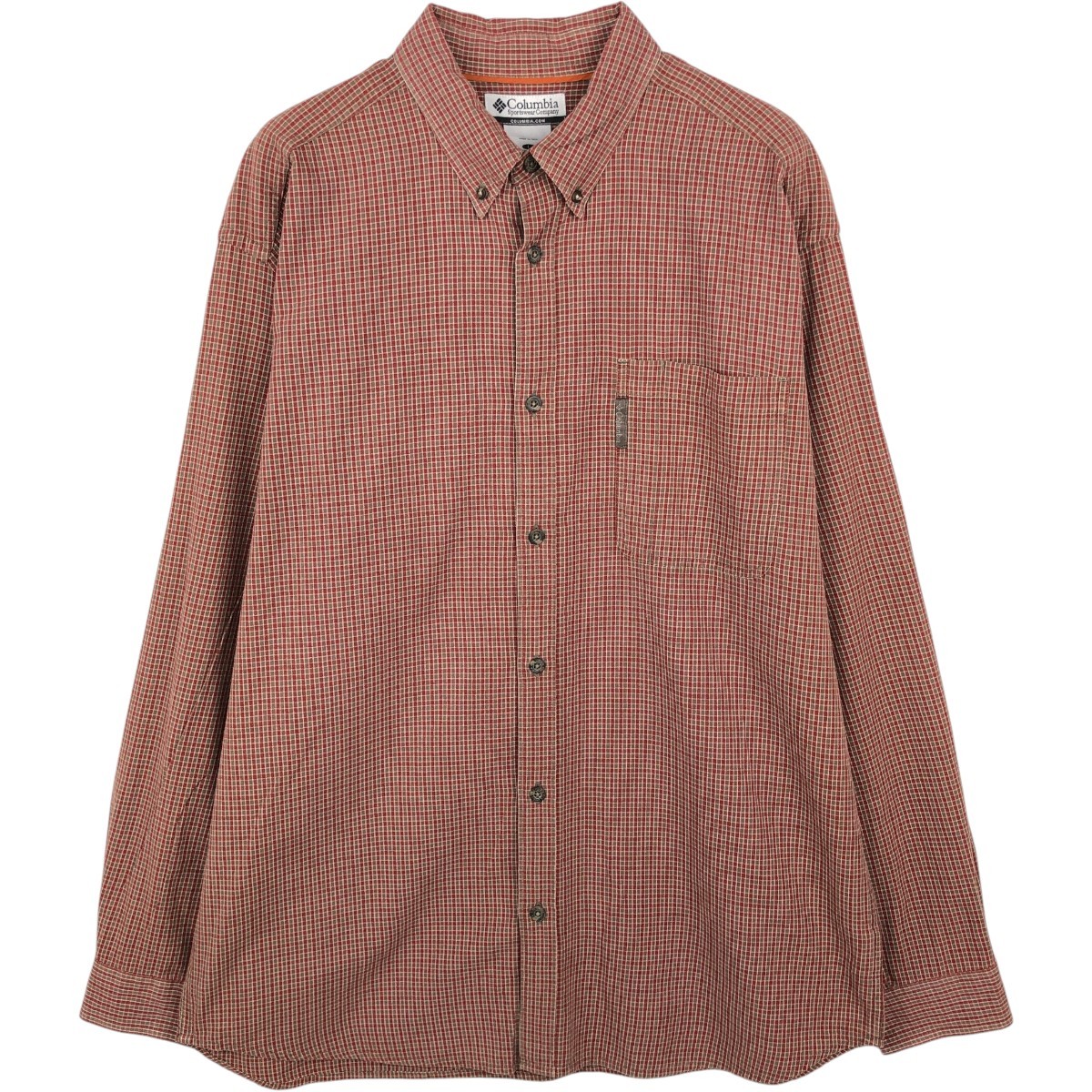 Columbia/コロンビア 長袖 ボタンダウンチェックシャツ