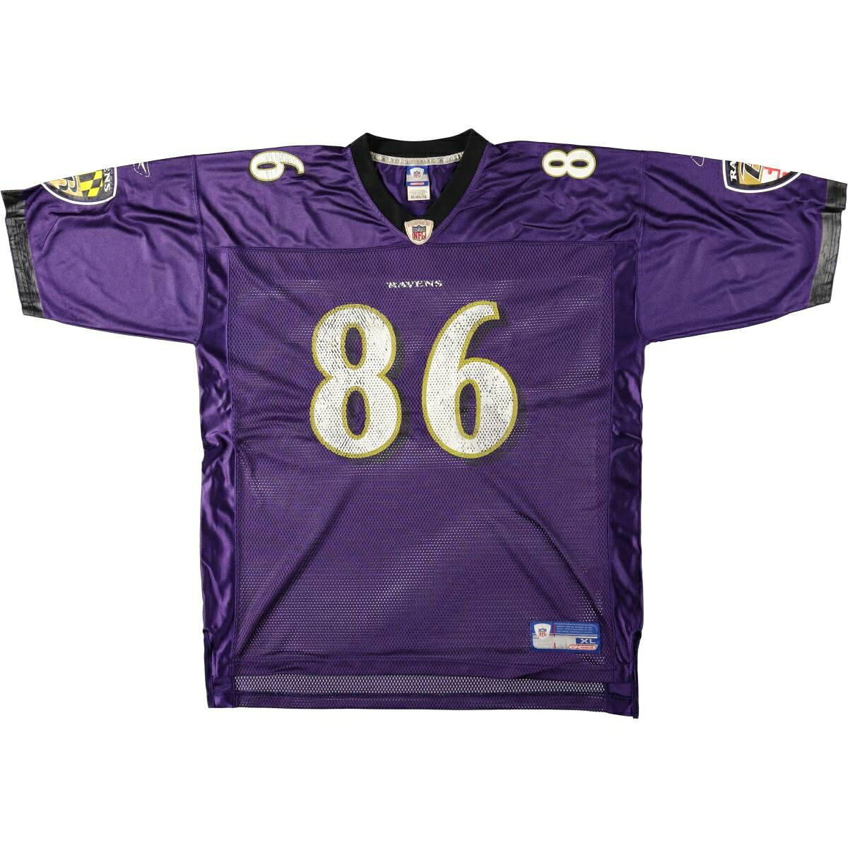 Reebok/リーボック NFL BALTIMORE RAVENS ボルチモアレイブンズ ゲームシャツ フットボールシャツ