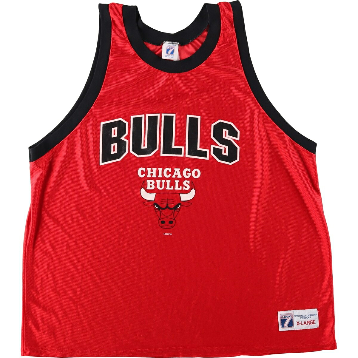 LOGO 7/ロゴセブン NBA CHICAGO BULLS シカゴ ブルズ ゲームシャツ レプリカユニフォーム