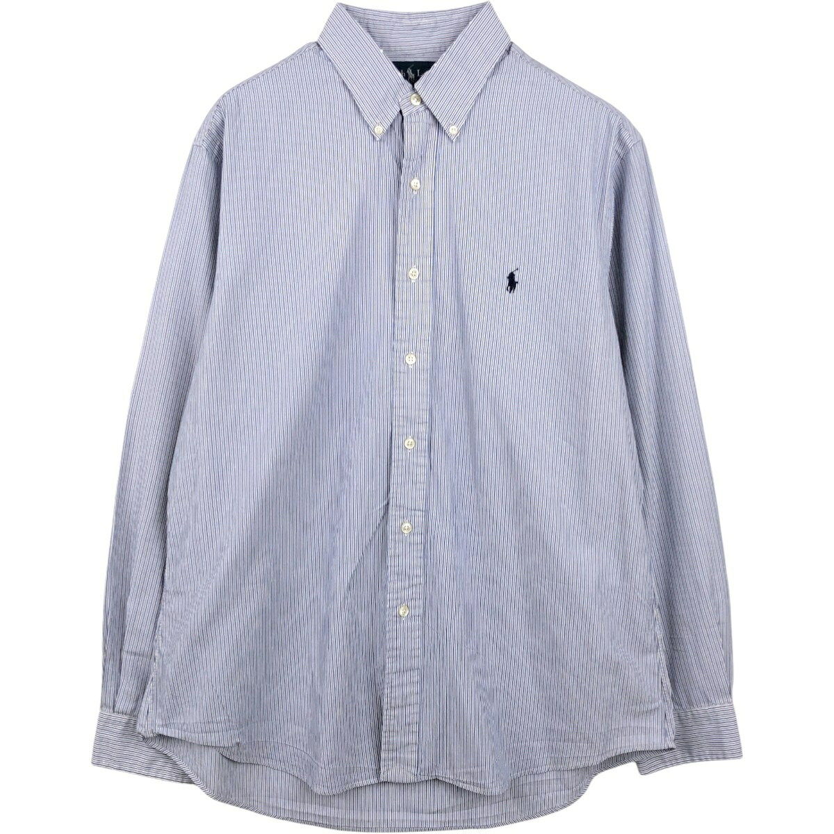 Ralph Lauren/ラルフローレン CUSTOM FIT 長袖 ボタンダウンストライプシャツ
