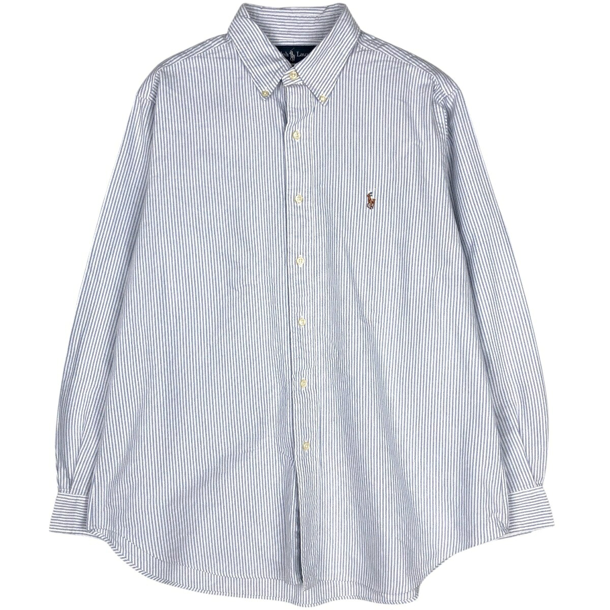Ralph Lauren/ラルフローレン CLASSIC FIT クラシックフィット 長袖 ボタンダウンストライプシャツ