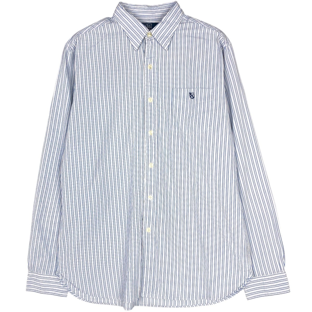 Ralph Lauren/ラルフローレン CLASSIC FIT クラシックフィット 長袖 コットンストライプシャツ