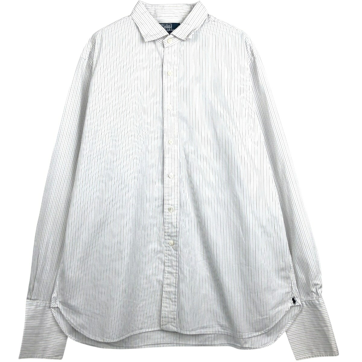 Ralph Lauren/ラルフローレン POLO by Ralph Lauren ESTATE CXUSTOM FIT 長袖 ストライプシャツ