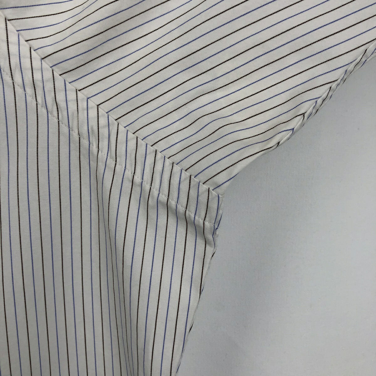古着 ラルフローレン Ralph Lauren POLO by Ralph Lauren ESTATE CXUSTOM FIT ワイドカラー 長袖 ストライプシャツ カフスシャツ メンズXL相当 /eaa662744 【中古】 【260815】